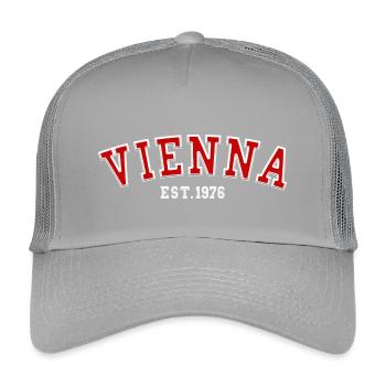 Wien gegründet 1976 - Kinder Trucker-Cap - Hellgrau - Vorne