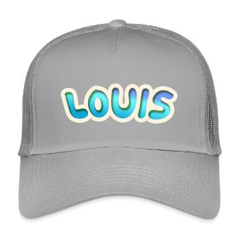 Job Louis - Kids’ Trucker Cap - light grey - Front