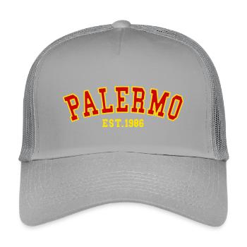 Palerme fondé en 1986 - Casquette trucker enfant - gris clair - Devant