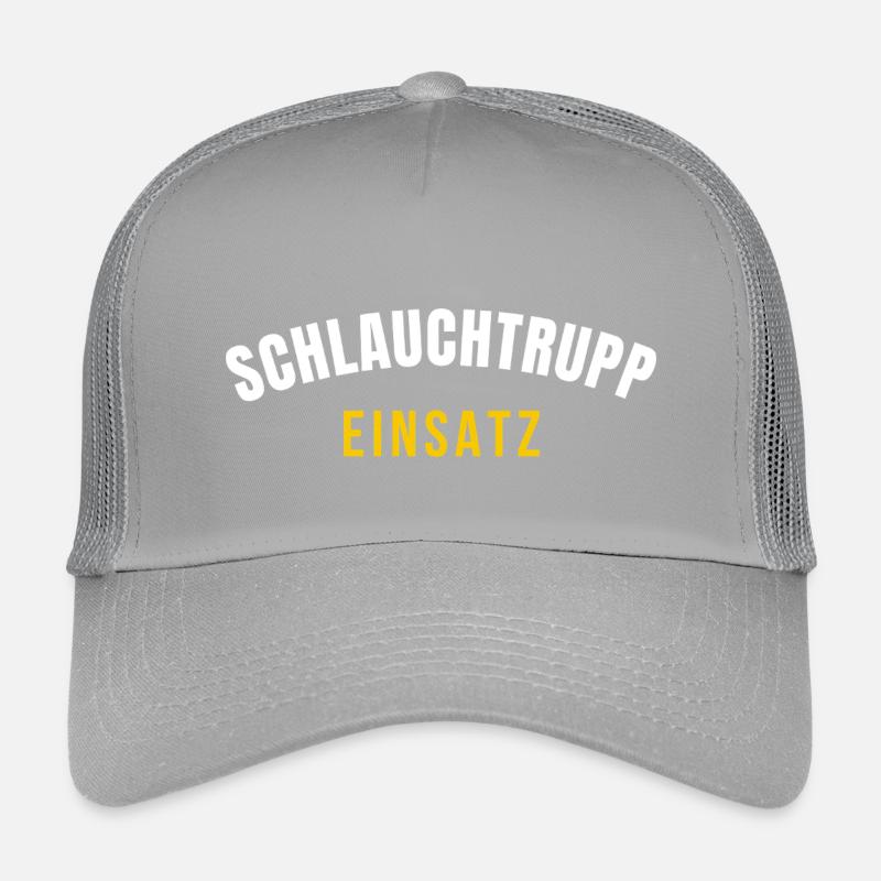 Schlauchtrupp Einsatz – Feuerwehr Crew T‑Shirt Kinder Trucker-Cap