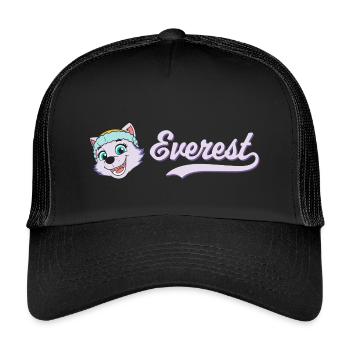 La Pat' Patrouille Everest - Casquette trucker enfant - noir/noir - Devant