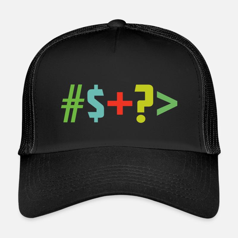 Caractère spécial Casquette trucker enfant