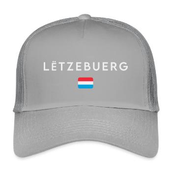 Flag of Luxembourg, Luxembourg pride - Kids’ Trucker Cap - light grey - Front