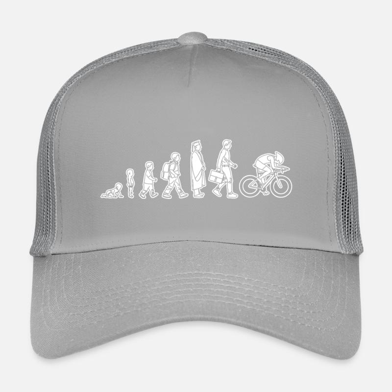 Evolution of a cyclist Kids’ Trucker Cap