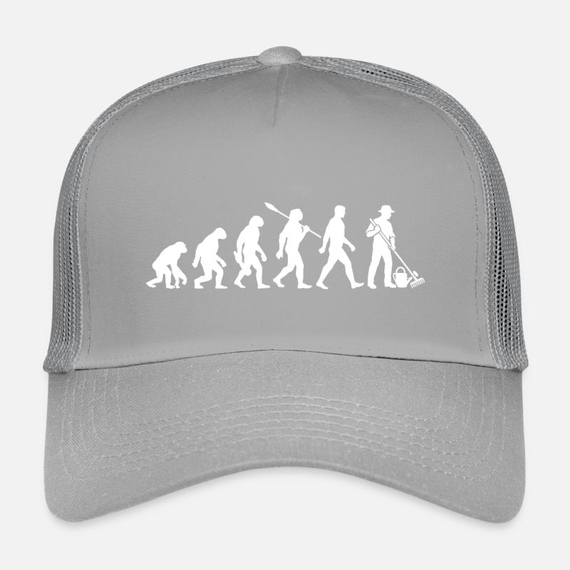 Evolution - Gärtner - Garten - Gartenarbeit Kinder Trucker-Cap