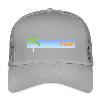 Paxi comme jour férié - Casquette trucker enfant - gris clair - Devant