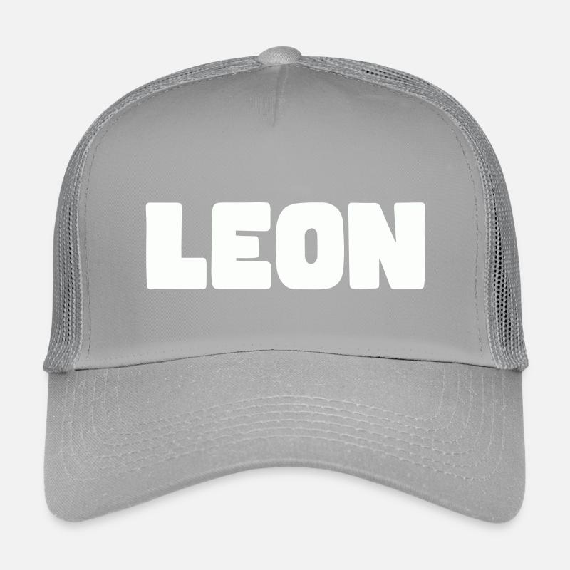 Leon Name Kinder Trucker-Cap