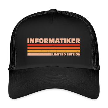 Computer Scientist Computer Science - Kids’ Trucker Cap - black/black - Front