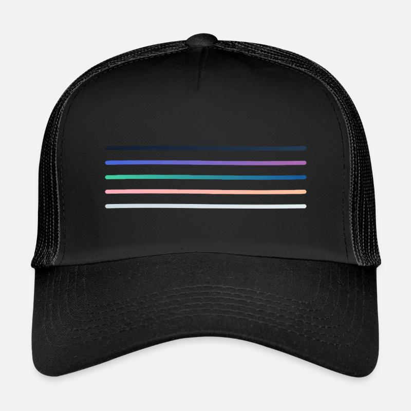 Lebendige Streifenpalette Kinder Trucker-Cap