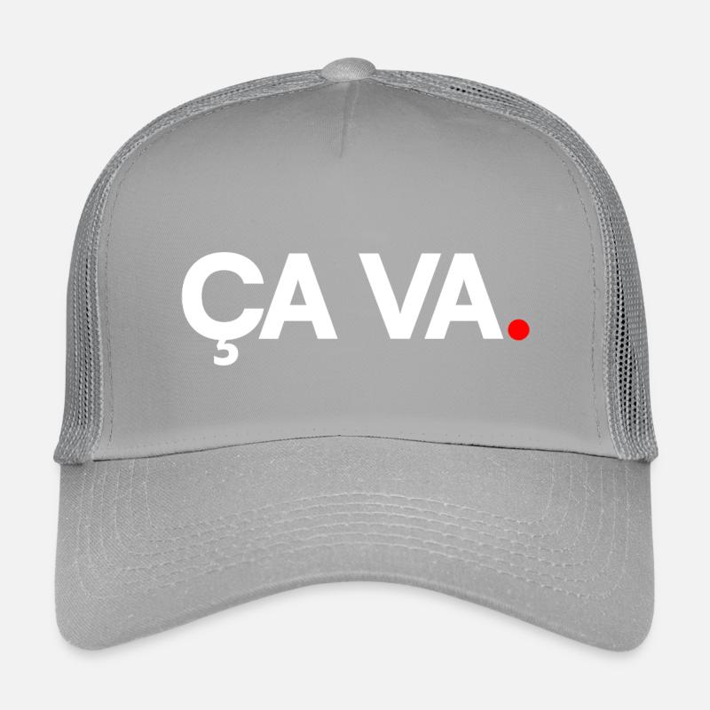 ÇA VA | Expression humour minimaliste Casquette trucker enfant