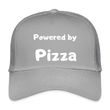 Conception de pizzas - Casquette trucker enfant - gris clair - Devant