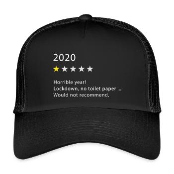 2020 - Casquette trucker enfant - noir/noir - Devant