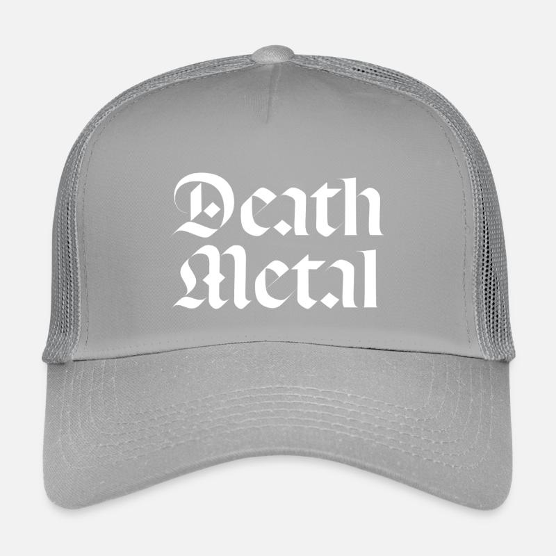 Gothic Metall Typografie Kunstdruck Kinder Trucker-Cap