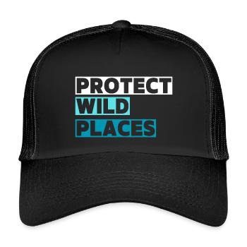 Wilderness & Adventure Protection - Kids’ Trucker Cap - black/black - Front