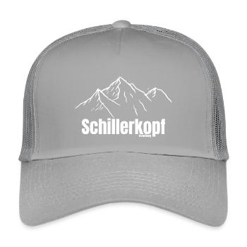 Schillerkopf - Casquette trucker enfant - gris clair - Devant
