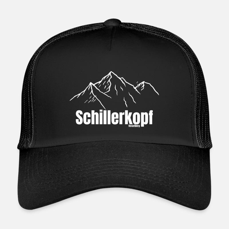 Schillerkopf - Kinder Trucker-Cap - Schwarz/Schwarz
