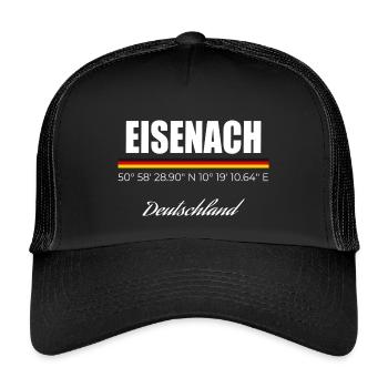 Eisenach - Kids’ Trucker Cap - black/black - Front