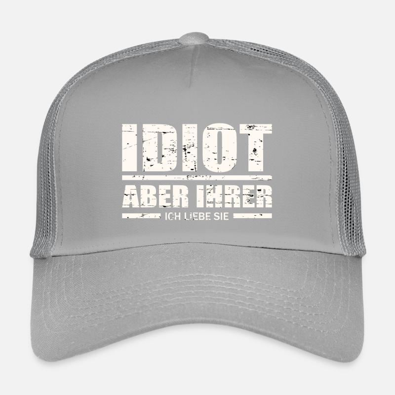 Idiot, aber ihrer ! Kinder Trucker-Cap