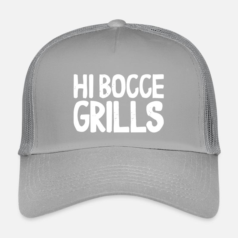Salut Bocce Grills Ball avec Jack Bocci Jeu de Pétanque Casquette trucker enfant