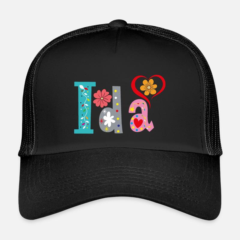 Personalized Ida Name Kids’ Trucker Cap