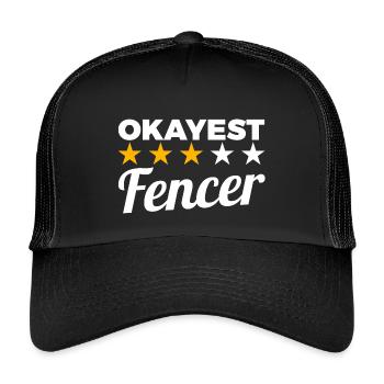 Best Fencer - Kids’ Trucker Cap - black/black - Front