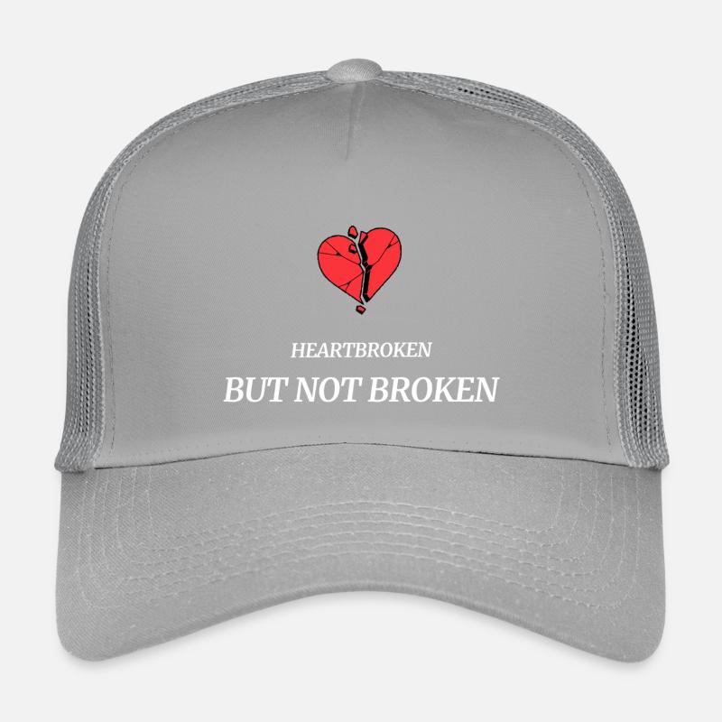 heartbroken_but_not_broken Kinder Trucker-Cap