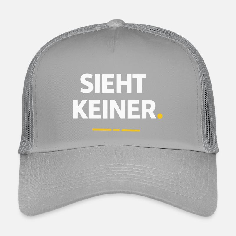 Sieht keiner. – Lustiges Handwerker Shirt Kinder Trucker-Cap