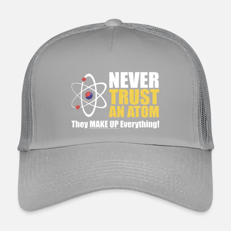 Vertraue niemals einem Atom Kinder Trucker-Cap
