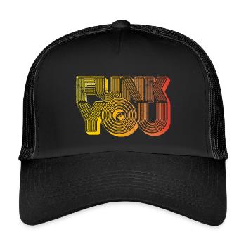 Funk You - Kids’ Trucker Cap - black/black - Front