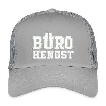 Office Hengst - Kids’ Trucker Cap - light grey - Front