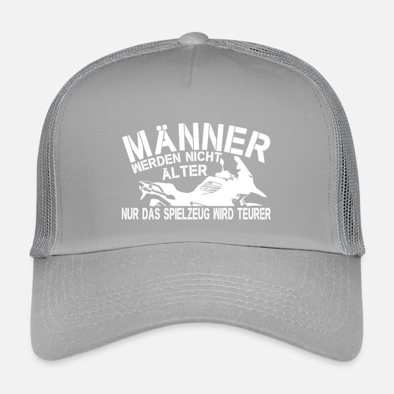 Enduro Motorrad Spruch Männer alt lustig Kinder Trucker-Cap