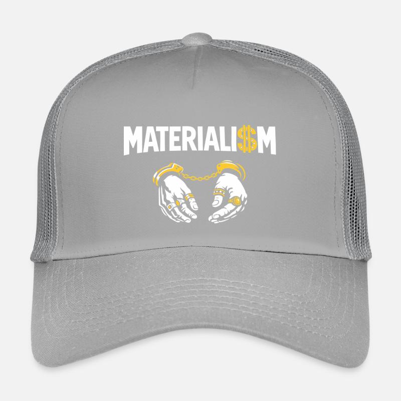 Materialismus: Gefesselte Hände Systemkritik Kinder Trucker-Cap