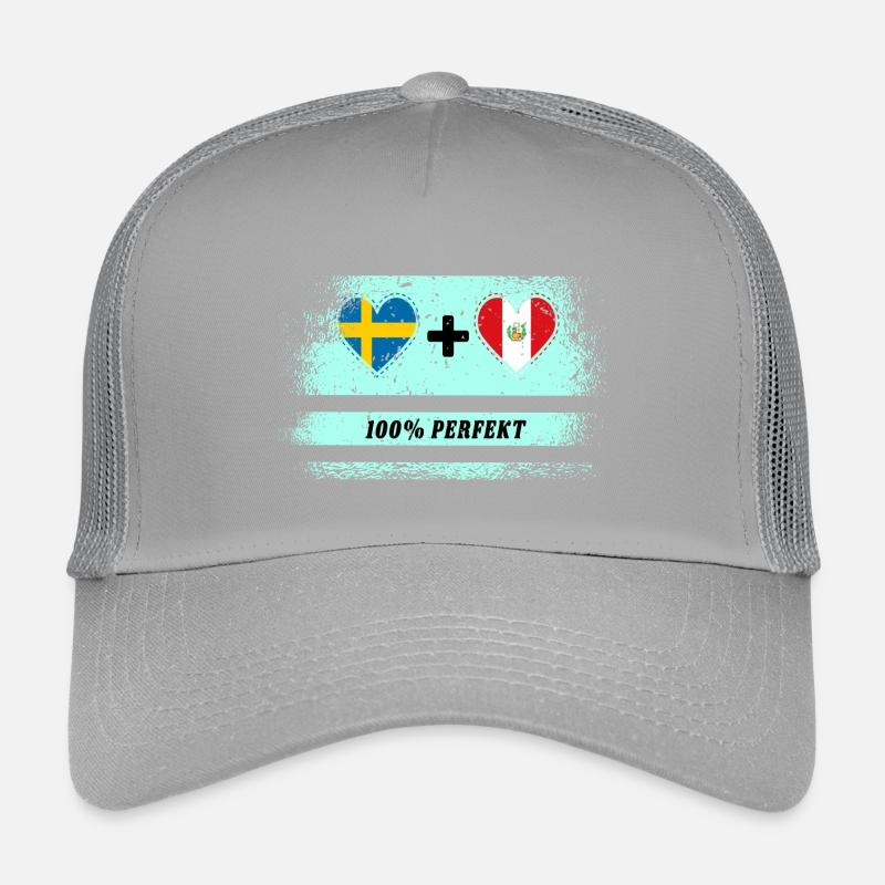 Peru & Sweden 100% Perfect / Gift Kids’ Trucker Cap