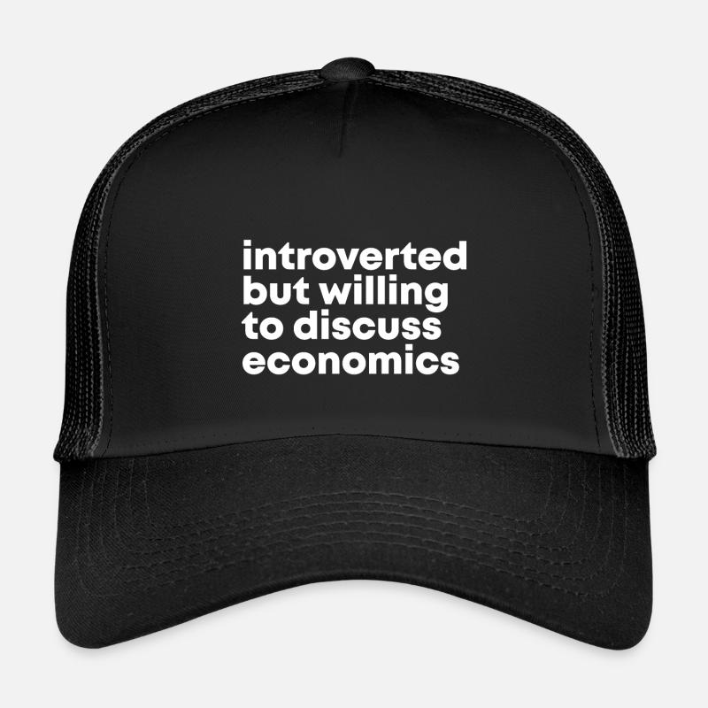 Wirtschaftswissenschaft - Kinder Trucker-Cap - Schwarz/Schwarz