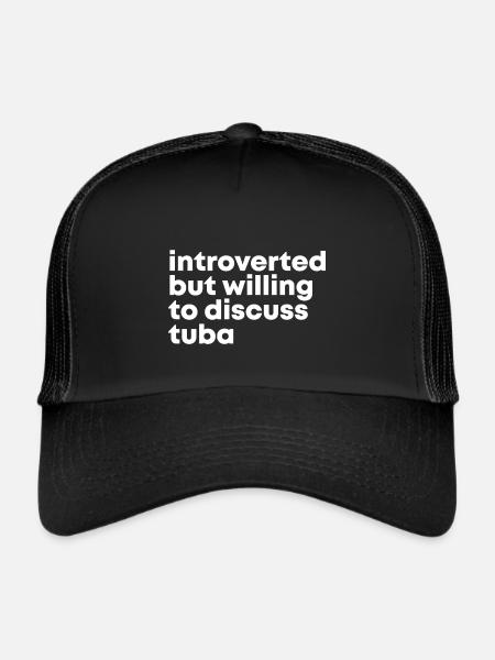 Tuba Tuba Tuba - Kinder Trucker-Cap - Schwarz/Schwarz