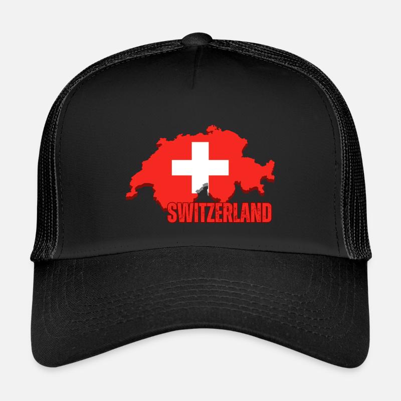 Fierté suisse, drapeau de la Suisse Casquette trucker enfant