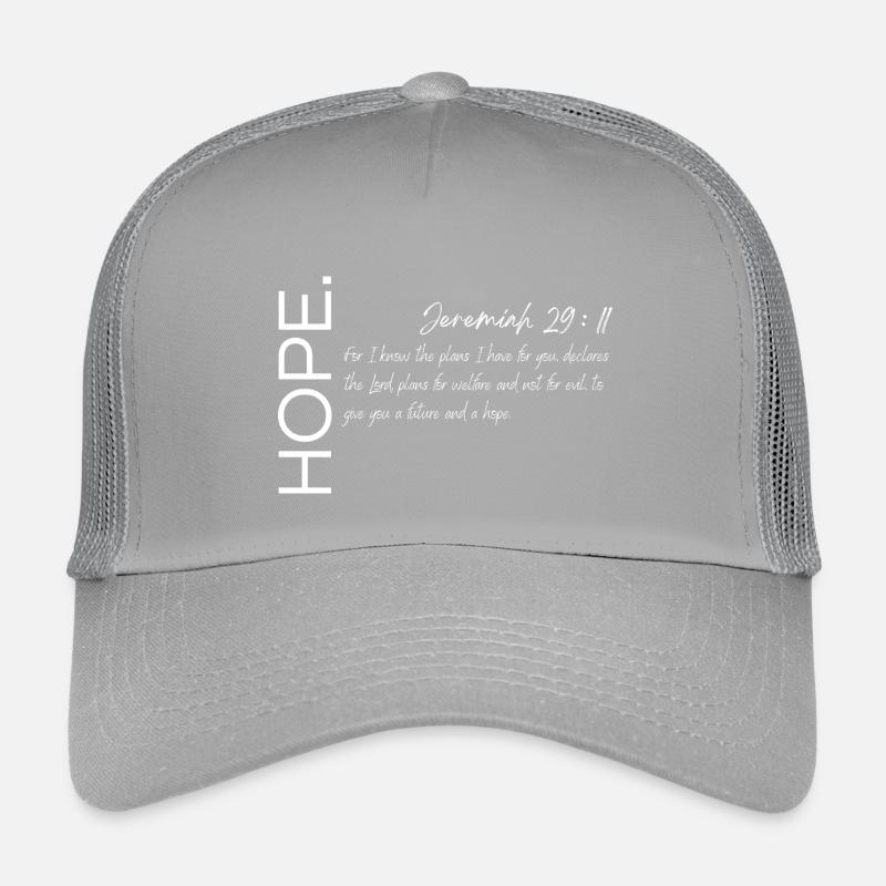 Hope - Jeremiah 29:11 Christian Design Kids’ Trucker Cap