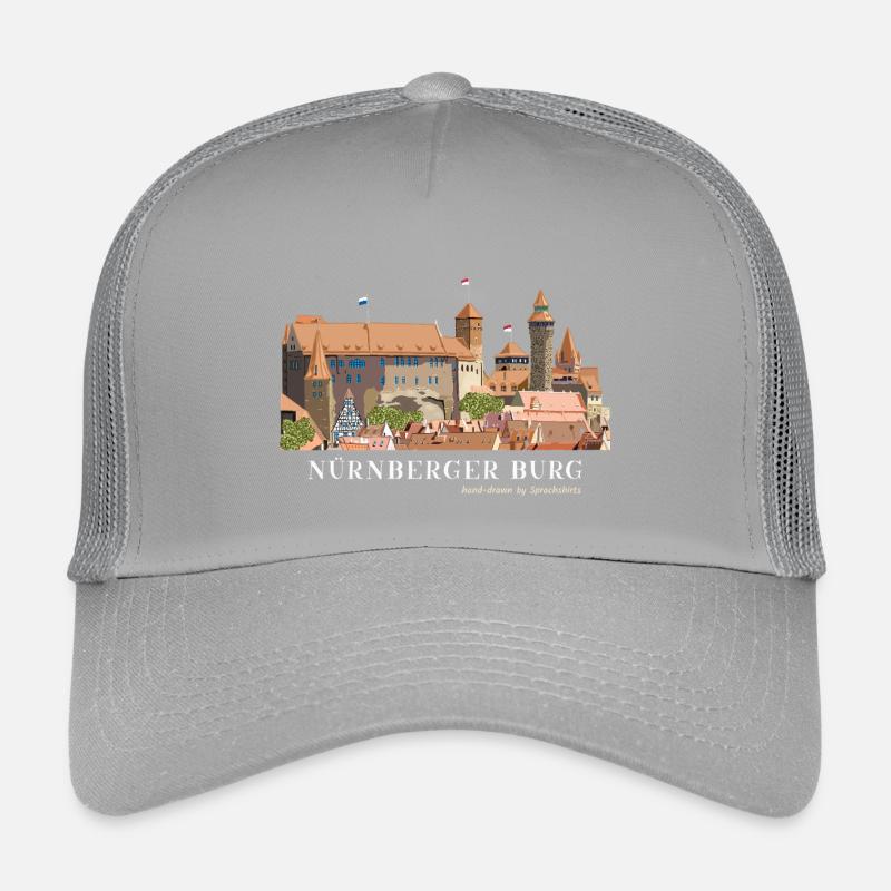 Nuremberg Castle Hand Drawing Kids’ Trucker Cap