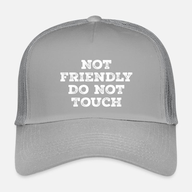 Not friendly do not touch Casquette trucker enfant