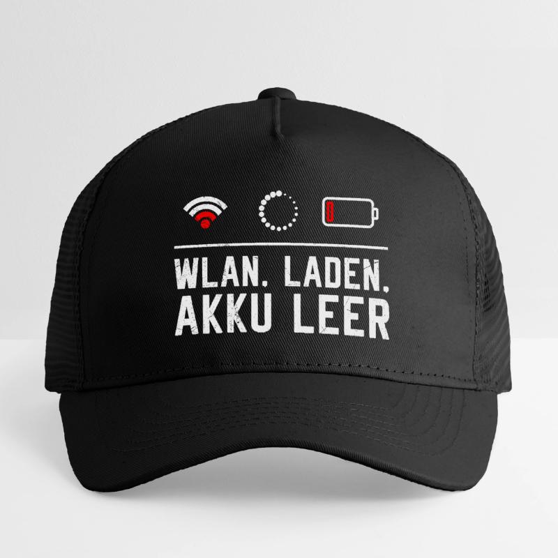 Coder WiFi. LOADING. BATTERY EMPTY FUNNY Kids’ Trucker Cap