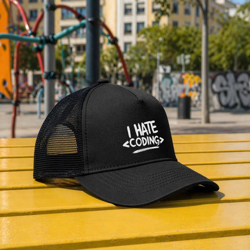 I Hate Coding Computer Web Programmer Kids’ Trucker Cap