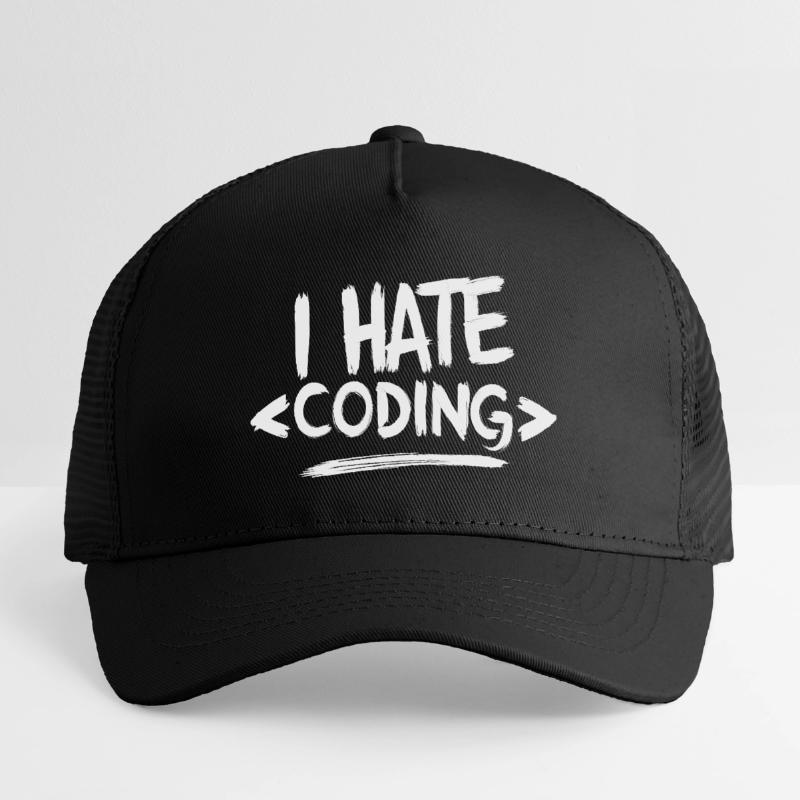 I Hate Coding Computer Web Programmer Kids’ Trucker Cap