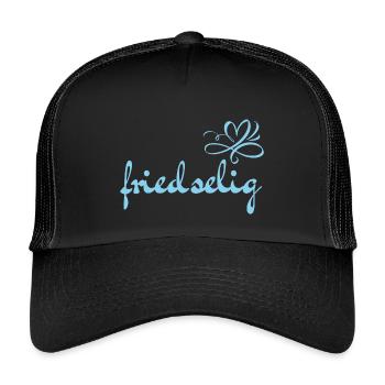 Paisible - Vocabulaire - Mots oubliés - Casquette trucker enfant - noir/noir - Devant