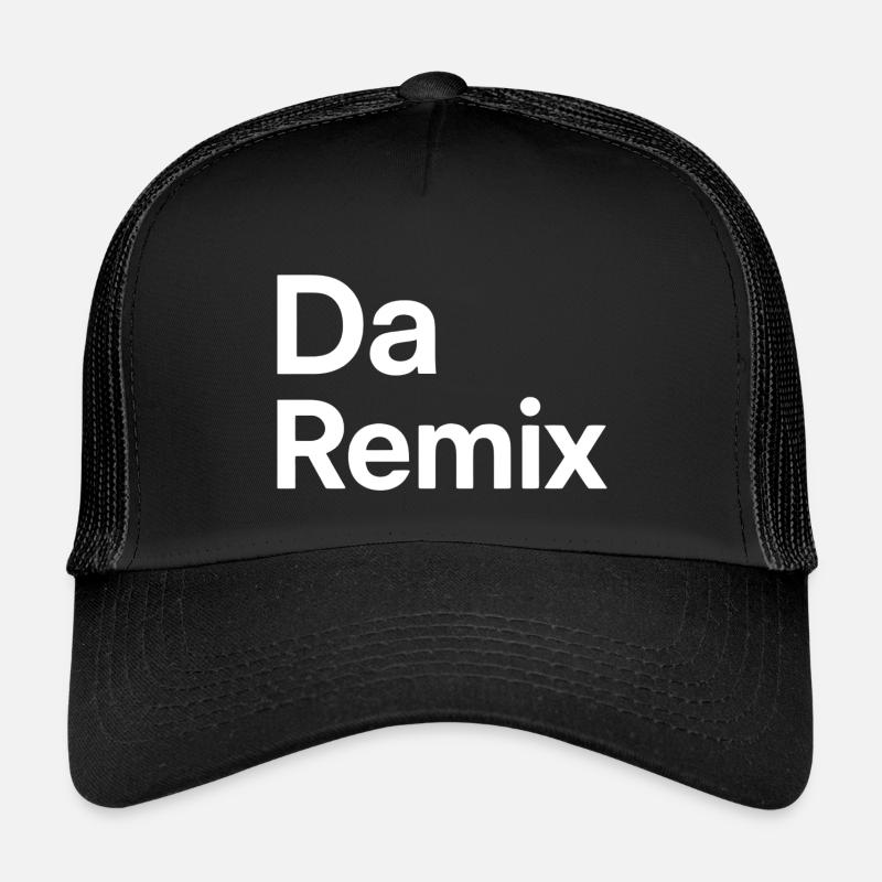 Da Remix (Bavarian for "The Remix") - Kids’ Trucker Cap - black/black