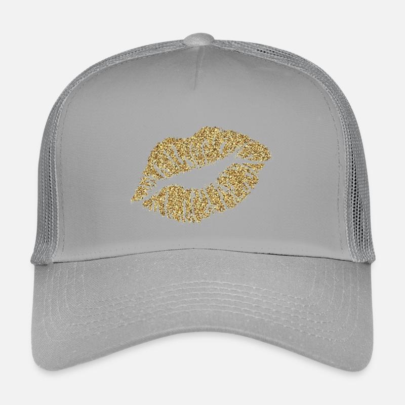 Goldener Kuss Kinder Trucker-Cap