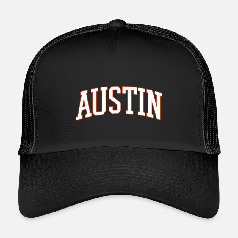 Austin Varsity Arc Font Kids’ Trucker Cap