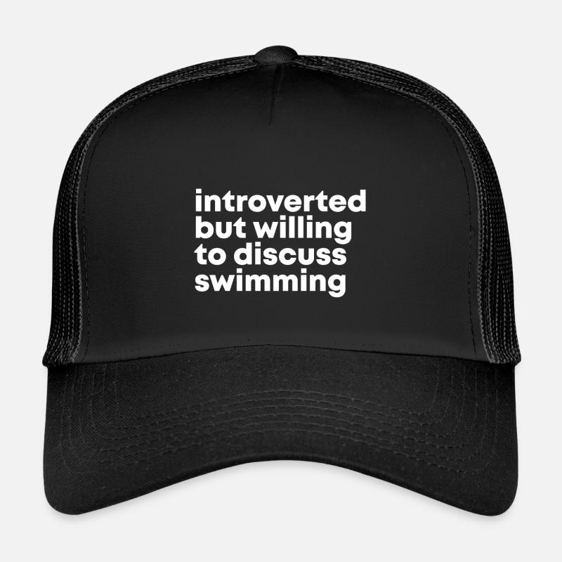 Swimming - Kids’ Trucker Cap - black/black