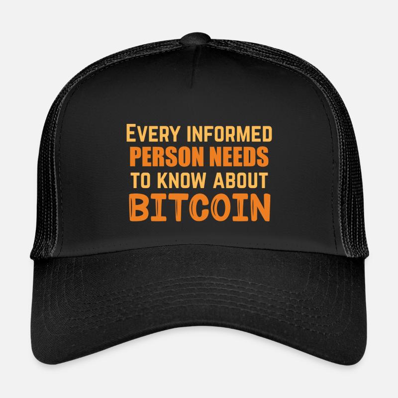 Bitcoin informé Casquette trucker enfant