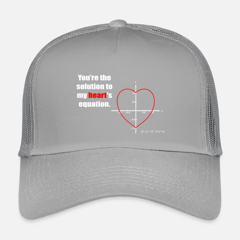 Équation du cœur sur graphe Casquette trucker enfant