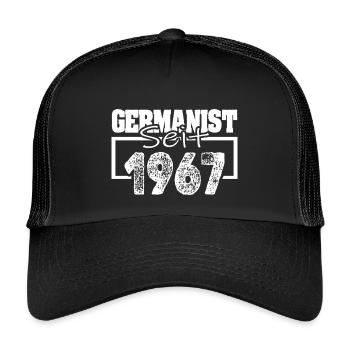 1967 - Kinder Trucker-Cap - Schwarz/Schwarz - Vorne